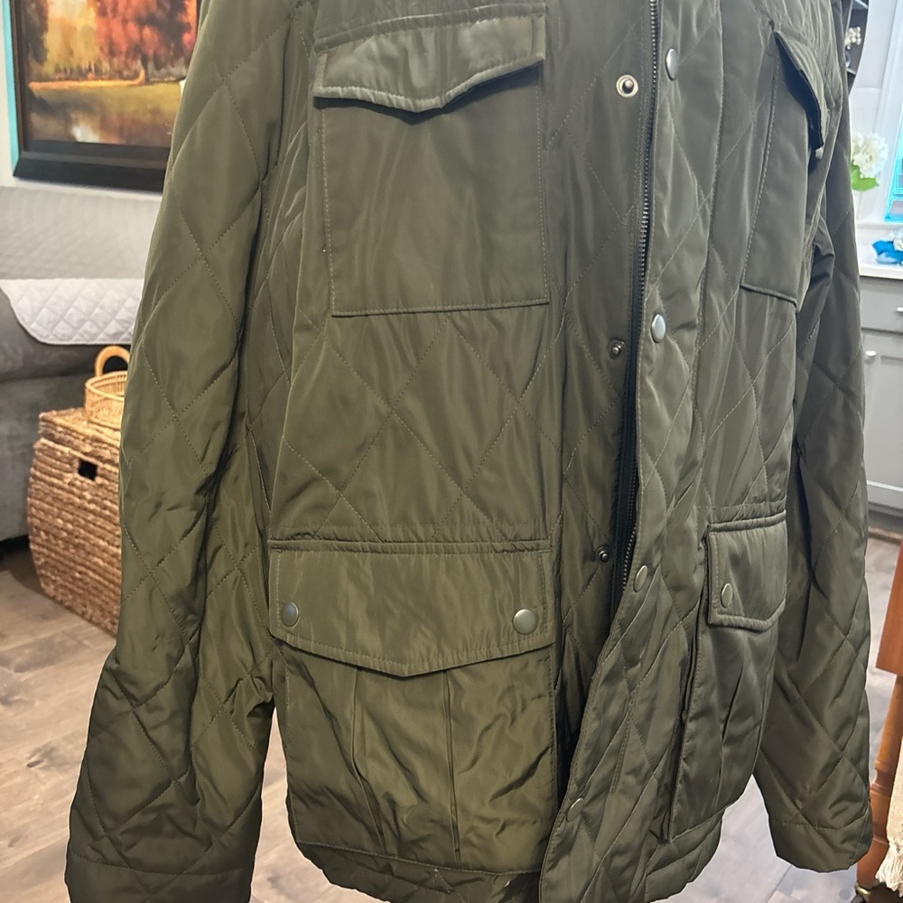 Goodfellow & Co Green Military Field Jacket - Picture 3 of 6